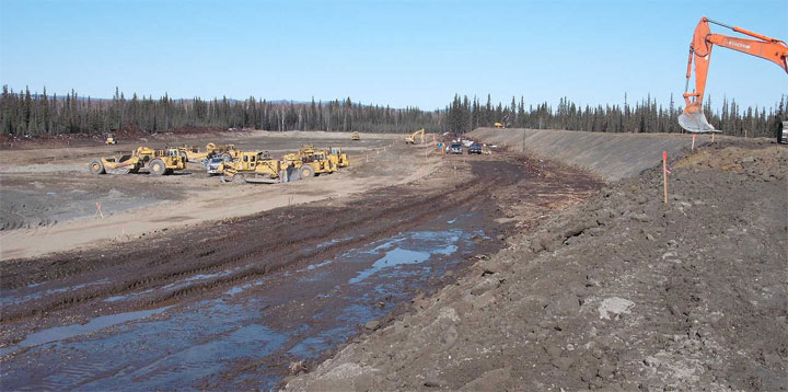 Ft. Wainright Railhead construction